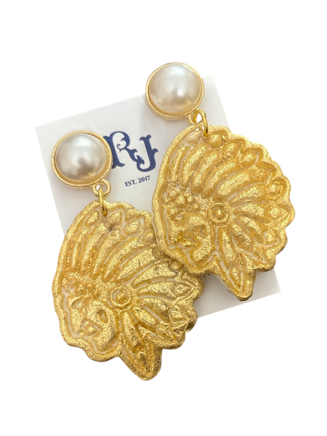 Indian Game Day Earrings