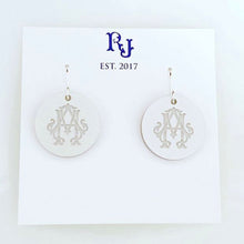 Load image into Gallery viewer, 1&quot; Monogram Earrings
