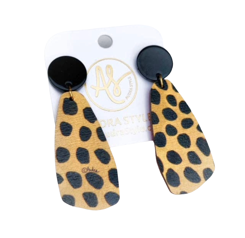Audra Style The OG Cheetah Dot Earrings