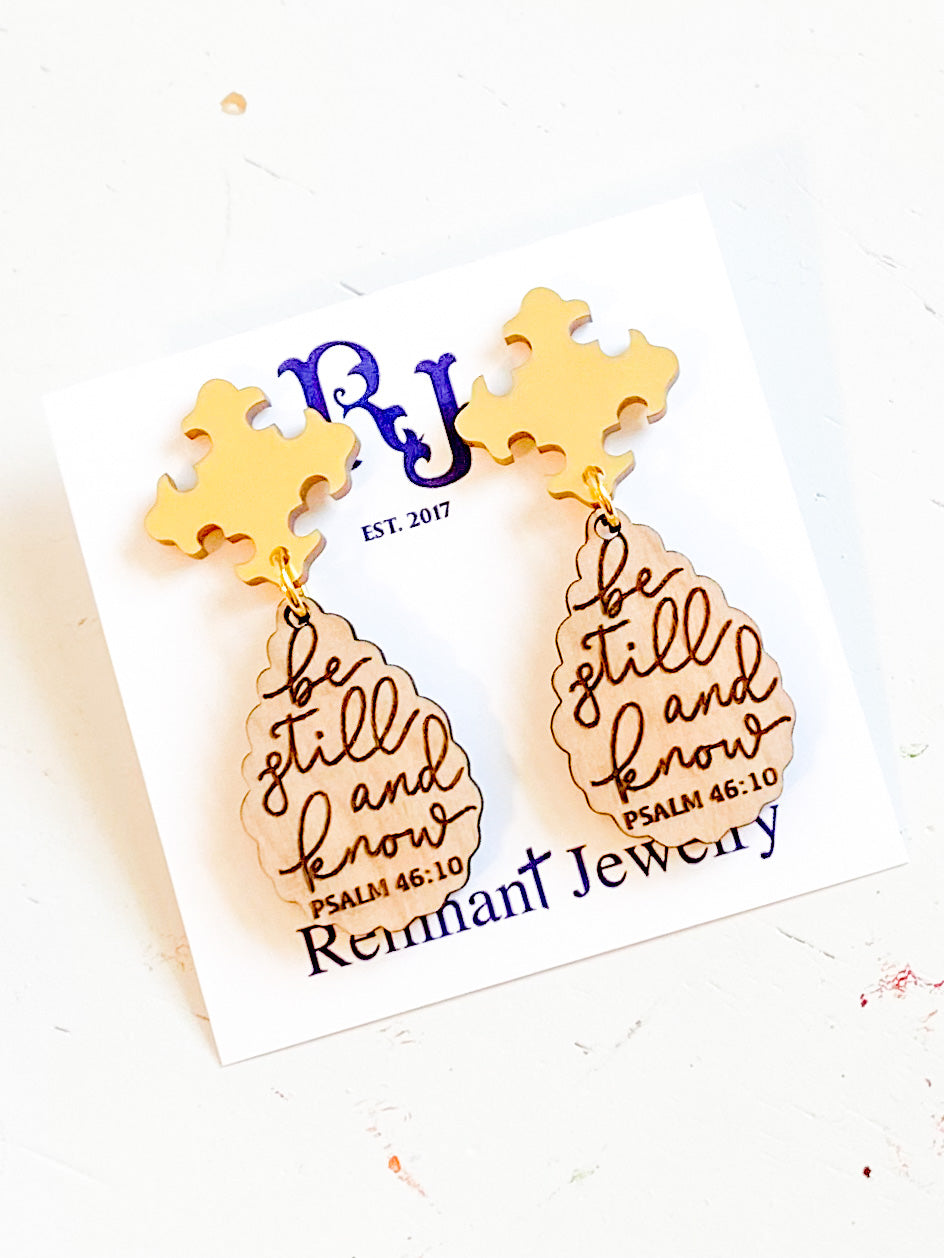 Be Still And Know Earrings