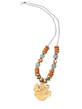 Load image into Gallery viewer, Thin Strap Gold Paw Necklace
