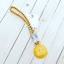 Load image into Gallery viewer, Push Present Monogram Necklace
