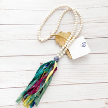 Load image into Gallery viewer, Sari Tassel Remnant Necklace
